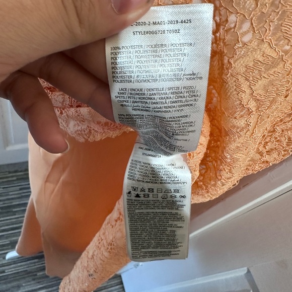 GUESS Marciano size XS 2in 1 peach maxi dress - Picture 12 of 16